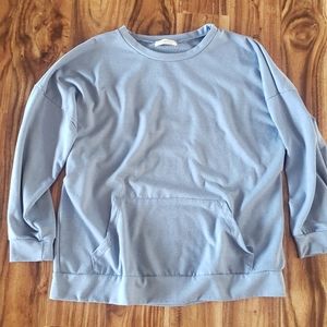 Perfecto light blue crewneck sweatshirt size large